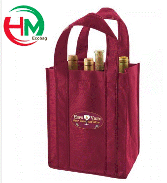 Túi đựng rượu - Túi Vải Không Dệt Hoàng Minh - Công Ty TNHH Đầu Tư Sản Xuất Và Phát Triển Hoàng Minh